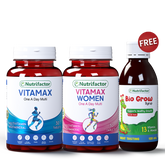 Family Pack (Vitamax + Free Biogrow Syrup)